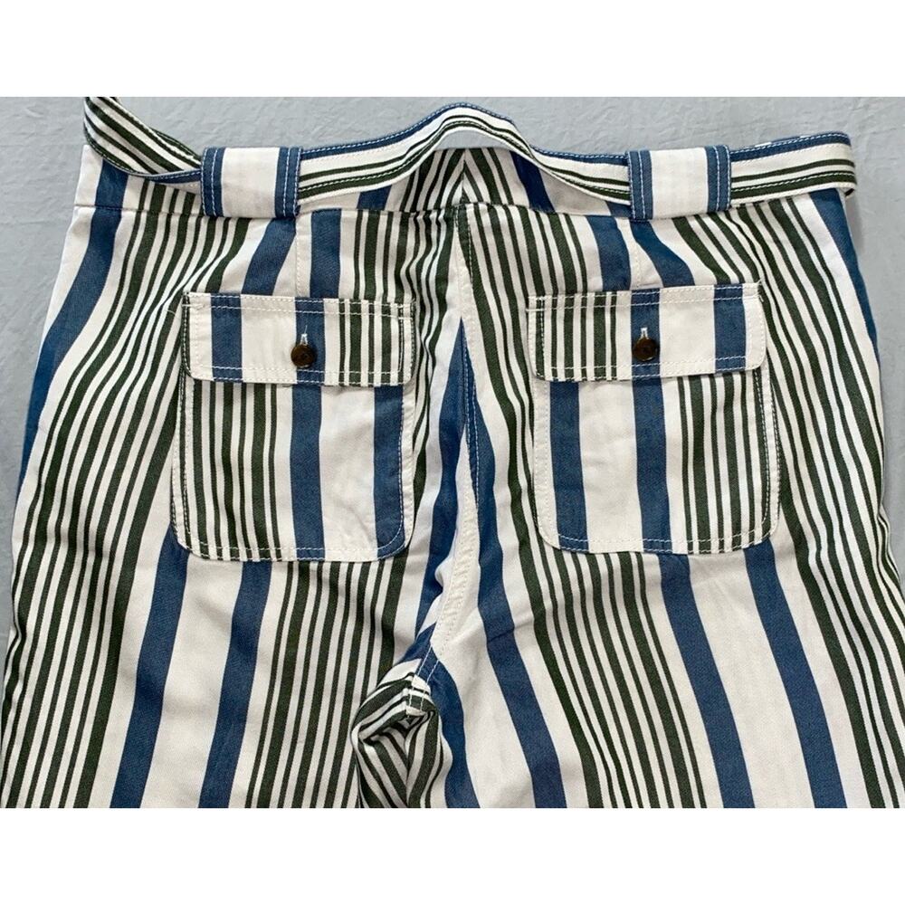 Ann Taylor Loft Belted Paperbag Pants. Striped Ivory, Women's 12T Tall. NWT!! - Picture 9 of 9